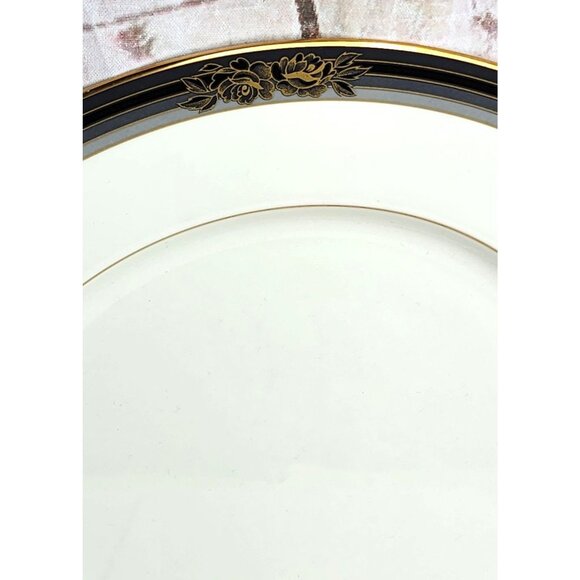 Vintage Noritake Bone China Spell Binder #9733 Gold Trim Dinner Plate – Elegant - Picture 3 of 9